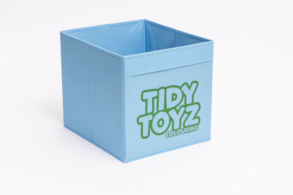 colouring and pens fabric toy storage box that fits IKEA Kallax