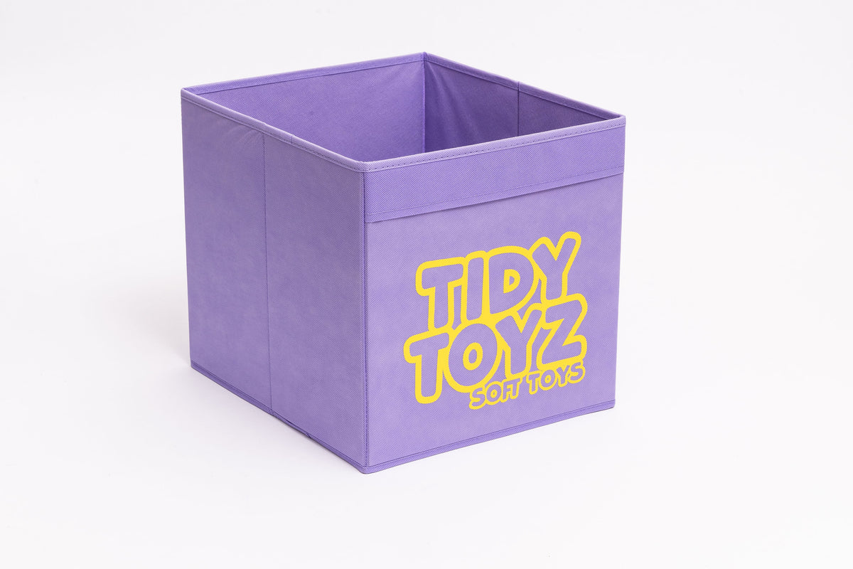 soft toy and teddy fabric toy storage box that fits IKEA Kallax